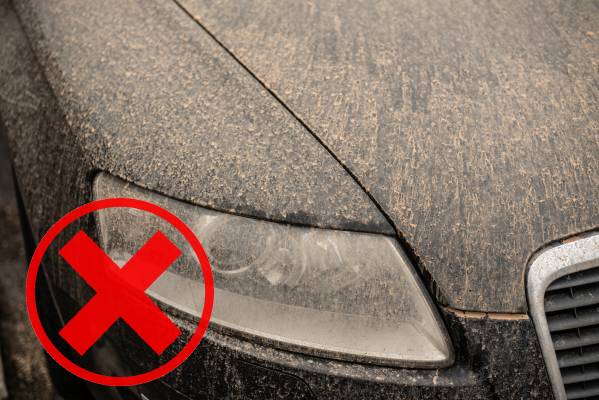 Sand-Covered Vehicles